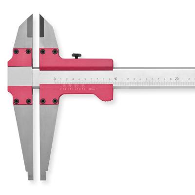 Aluminium dobbeltkæbet skydelære 500x0,05 mm (kæbe 90/150 mm)
